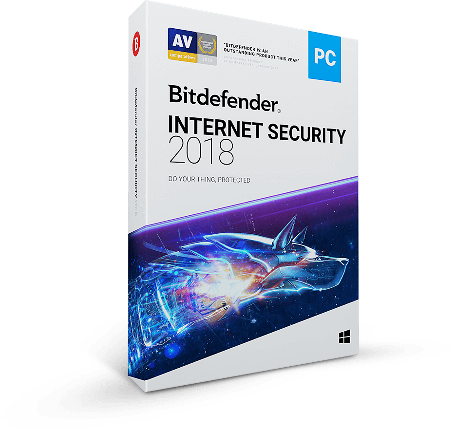 Cheap Antivirus Download Bitdefender Internet Security - 1 Year Licence Activation - InterSecure 